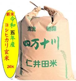 新米令5年産　コシヒカリ玄米24k
